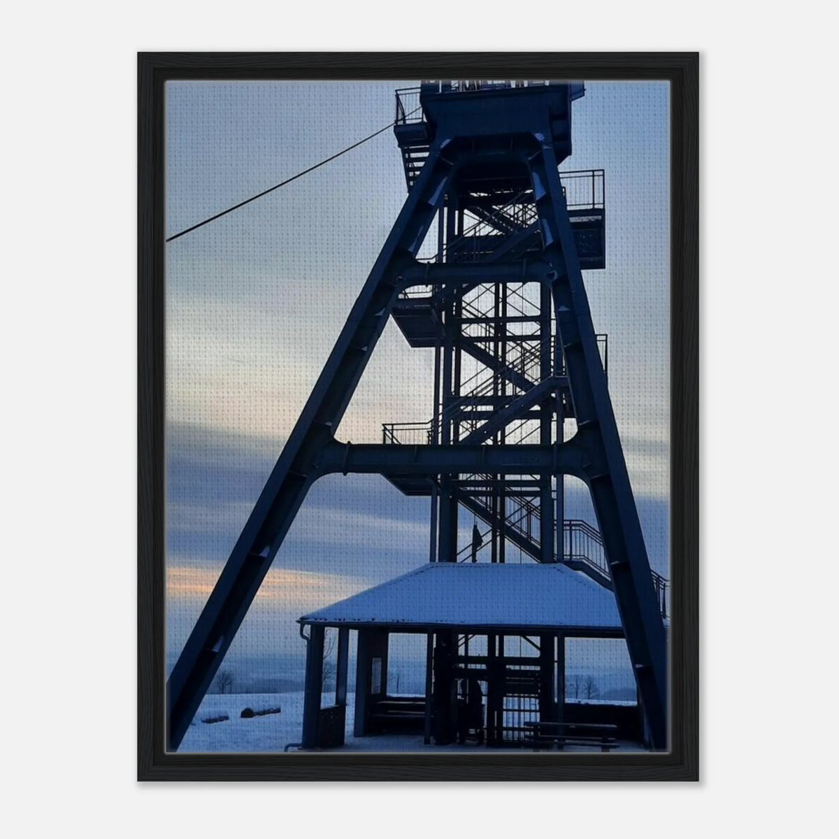 Dekoration mit Charakter. Gerahmte Leinwand - Kunstdruck der Extraklasse Landschaftsbild: zeitlos und harmonisch. Schlicht, elegant und wirkungsvoll.