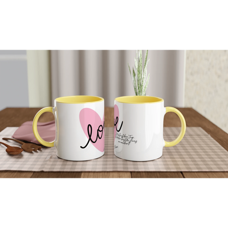 Dekoration mit Charakter. Geschenk Tasse Muttertag – Keramiktasse mit Shine Effekt: für stilvolle Raumgestaltung. Schlicht, elegant und wirkungsvoll.