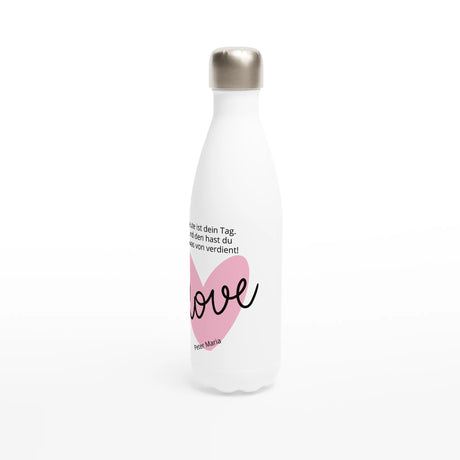 Dekoration mit Charakter. Geschenk zum Muttertag – 17oz Isolierwasserflasche: zeitlos und harmonisch. Schlicht, elegant und wirkungsvoll.