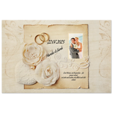 Geschenk zur Hochzeit - Hochwertiger Holzdruck aus Birkenholz für rustikale Wandkunst – Wandbild auf Holz mit individuell gewähltem Motiv
