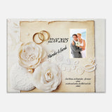 Geschenk zur Hochzeit - personalisierte Leinwand – Wandbild auf Leinwand mit individuell gewähltem Motiv