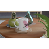 Geschenkidee Muttertag – Elegante Keramiktasse für besondere Anlässe – individuell gestaltbare Tasse mit Foto oder Spruch