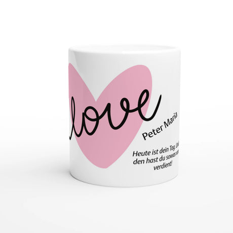 Geschenkidee Muttertag – Elegante Keramiktasse für besondere Anlässe – personalisierte Keramiktasse als persönliche Geschenkidee