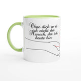 Geschenkt Tasse Muttertag – Elegante 11oz Keramiktasse für jeden Anlass – weiße Fototasse aus Keramik für Kaffee oder Tee
