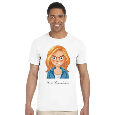 Herren fun shirt -- das Böse kennt keinen Namen – bedrucktes Kleidungsstück mit individuellem Motiv