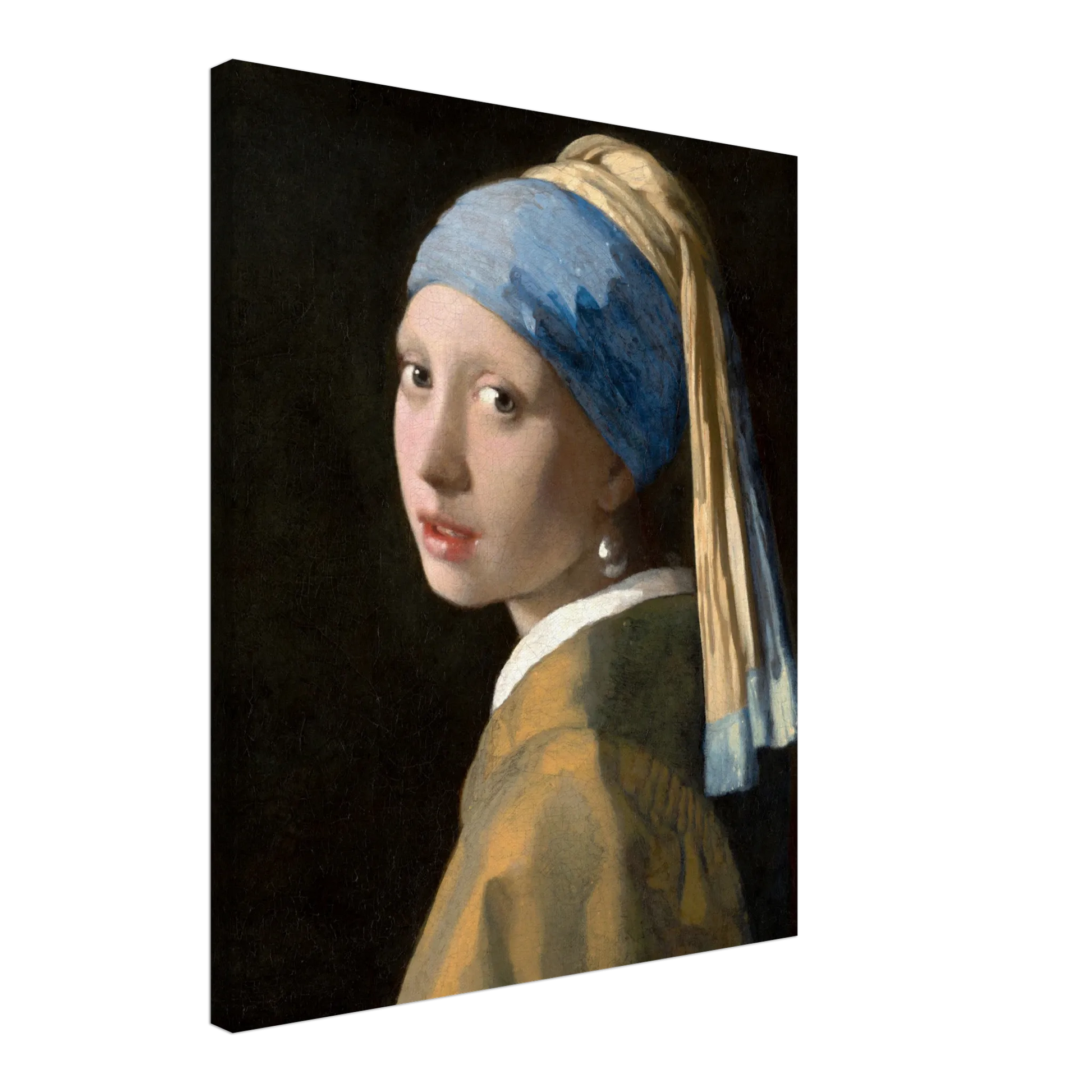 Stimmungsvolle Wandkunst für stilvolle Räume. Vermeer - Das Mädchen mit dem Perlenohrgehänge – Kunstvolle Wanddekoration: zeitlos und harmonisch. Schlicht, elegant und wirkungsvoll.