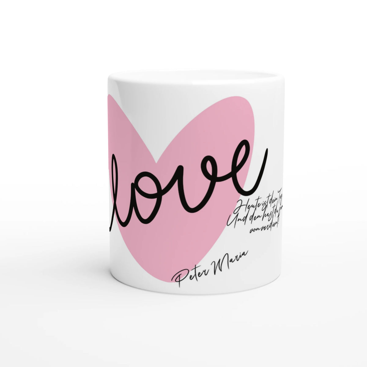 Keramiktasse 325 – Elegante Kaffee- & Teetasse für den Muttertag – individuell gestaltbare Tasse mit Foto oder Spruch