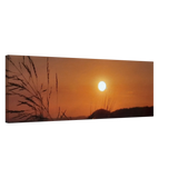 Kunstdruck auf Leinwand – Westerwald in der Abendsonne, Hochwertiger Wandkunstdruck – Leinwand-Kunstdruck als dekorative Wandgestaltung
