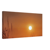 Kunstdruck auf Leinwand – Westerwald in der Abendsonne, Hochwertiger Wandkunstdruck – Leinwandbild mit dekorativer Motivgestaltung