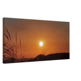 Kunstdruck auf Leinwand – Westerwald in der Abendsonne, Hochwertiger Wandkunstdruck – bedruckte Leinwand mit klassischer Bildwirkung