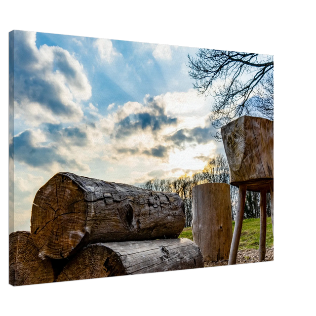Dekoration mit Charakter. Leinwand Kunstdruck Licht bricht Schatten – Nahe Kundert 70x100 cm / 28x40": zeitlos und harmonisch. Eine besondere Bereicherung für jeden Raum.