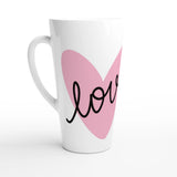 Latte-Tasse Muttertags Geschenk – Glänzende 17oz Keramiktasse für Heißgetränke – personalisierbare Keramiktasse mit individuellem Motiv