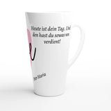 Latte-Tasse Muttertags Geschenk – Glänzende 17oz Keramiktasse für Heißgetränke – personalisierte Keramiktasse als persönliche Geschenkidee