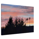 Dekoration mit Charakter. Leinwand - Kunstdruck - Landschaft im Sonnenuntergang Molzhain 70x100: für stilvolle Raumgestaltung. Eine besondere Bereicherung für jeden Raum.