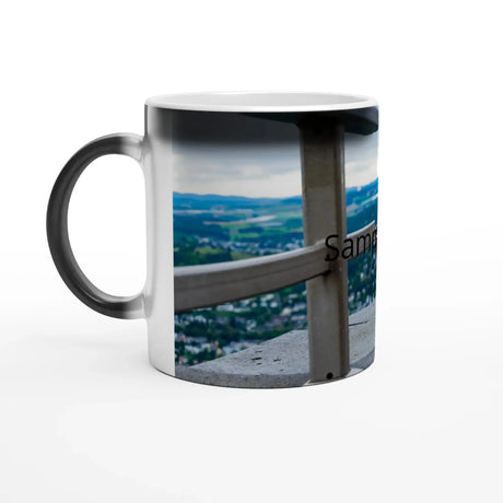 Personalisierbare Fototasse mit Schriftzug – Magische Farbwechsel Tasse – personalisierbare Keramiktasse mit individuellem Motiv