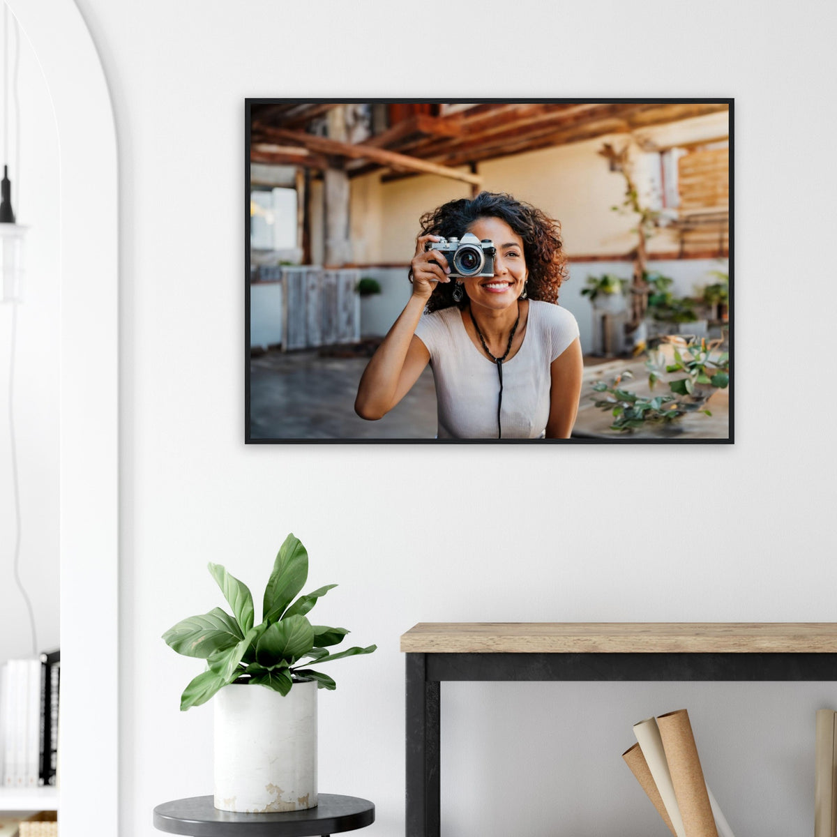 Museum-Quality Matte Paper Wooden Framed Poster – Kunstdruck als Poster für Wohn- und Arbeitsräume