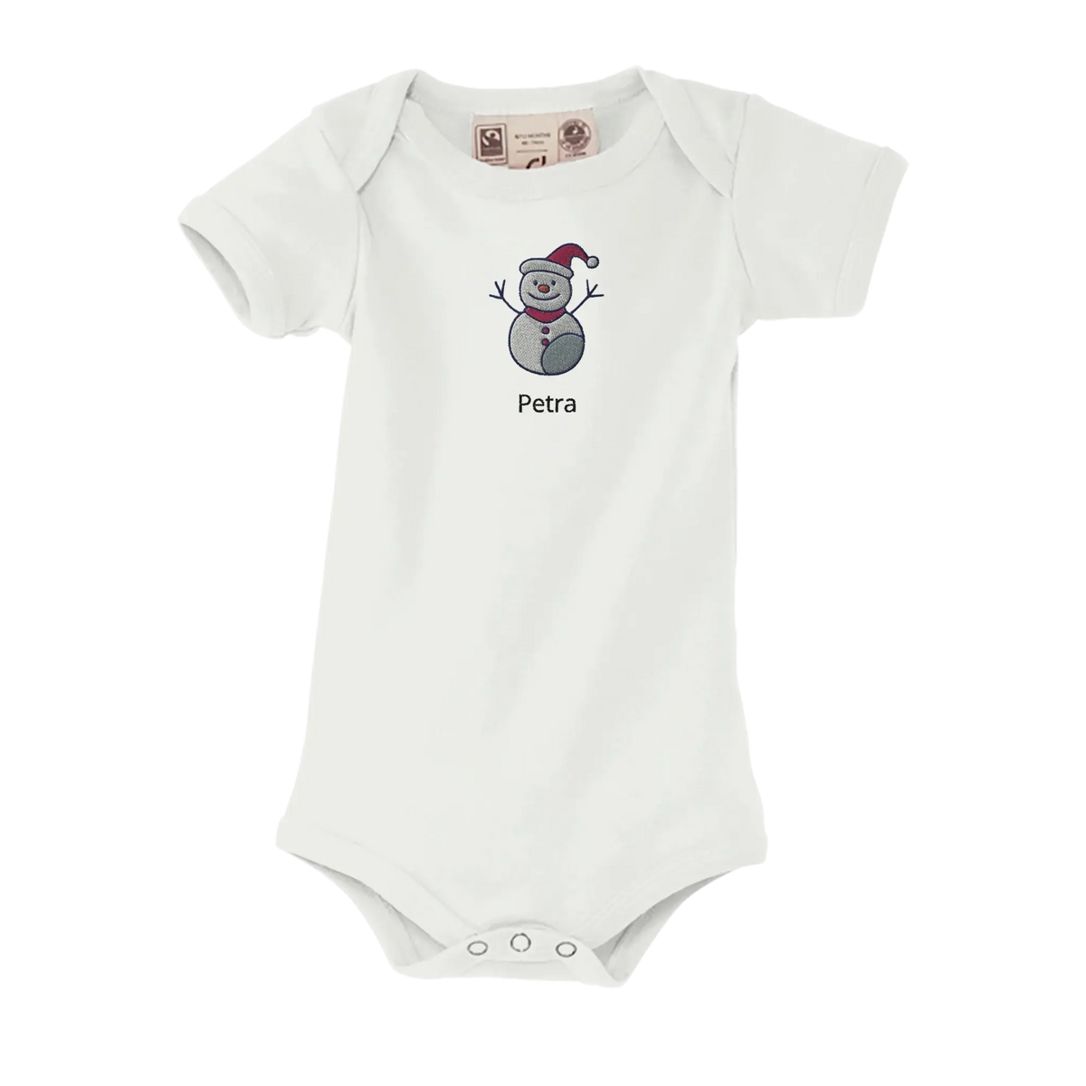 BioCot Baby-Strampler – 100 % Bio-Baumwolle Baby-Body mit kurzen Ärmeln – persönlich gestaltbares Geschenk mit individuellem Design