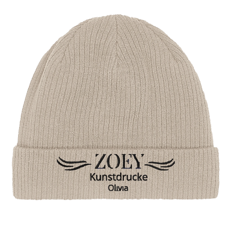 Beechfield Organic Cotton Beanie – Nachhaltige Bio-Mütze – personalisierbares Produkt mit individuellem Motiv