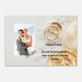 Stimmungsvolle Wandkunst für stilvolle Räume. perfekte Geschenkidee Hochzeit - Leinwanddruck personalisierbar: zeitlos und harmonisch. Eine besondere Bereicherung für jeden Raum.