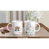 Personalisierbare Kaffeetasse für omas – Ein Geschenk, das Herzen verbindet – weiße Fototasse aus Keramik für Kaffee oder Tee