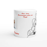 Personalisierbare Kaffeetasse für omas – Ein Geschenk, das Herzen verbindet – Keramiktasse mit personalisierbarer Druckgestaltung
