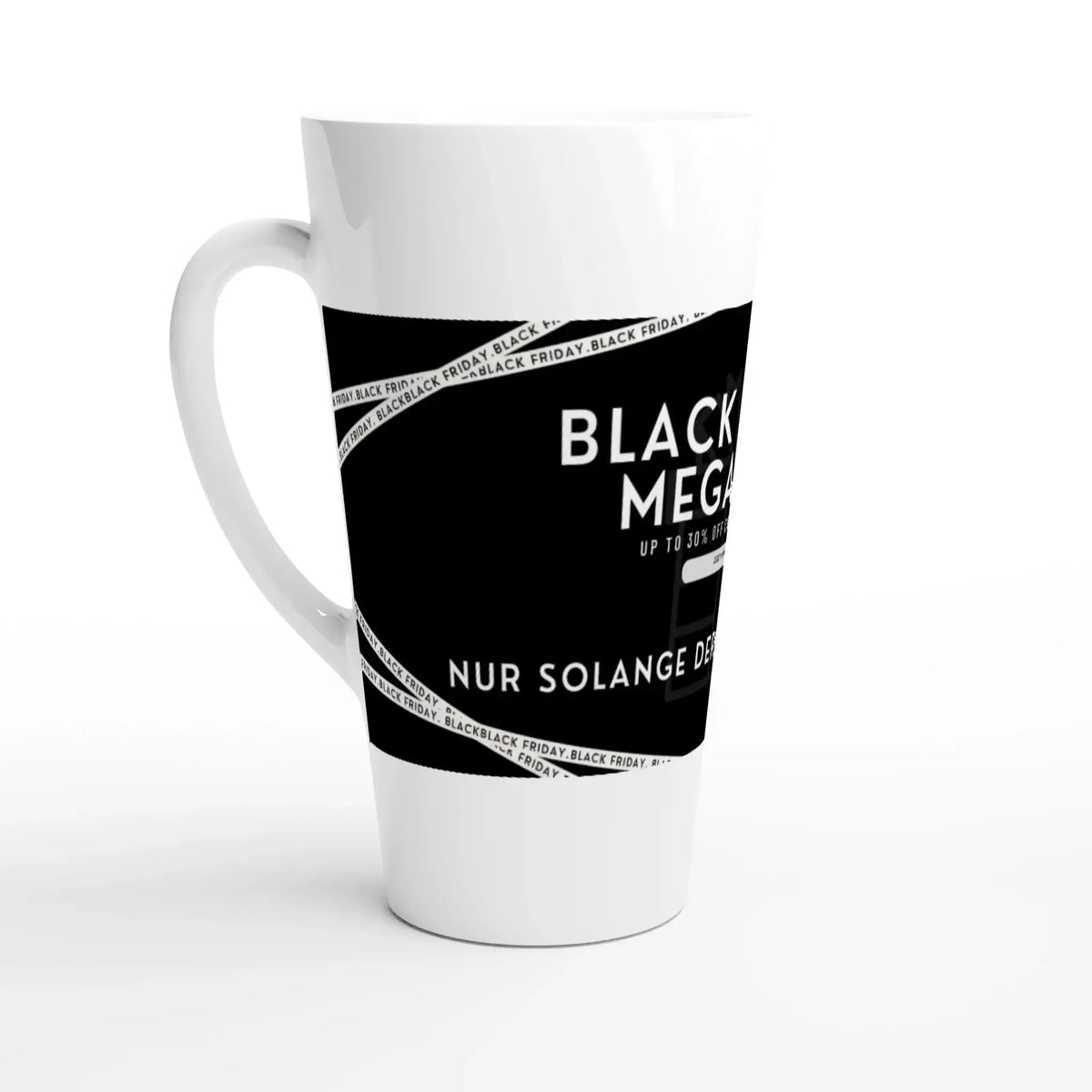Personalisierbare Keramiktasse – Dein individueller Tassen-Druck Black Friday Spezial 25 % – personalisierbare Keramiktasse mit individuellem Motiv