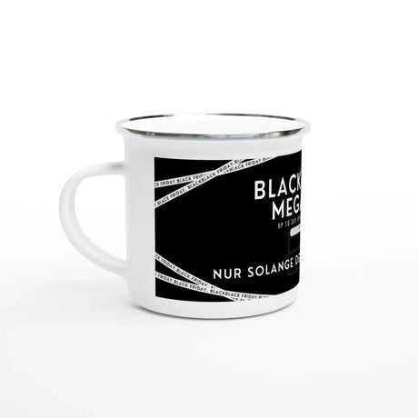 Personalisierbarer Emaille-Becher | Ideal für Camping und Reisen Black Friday Spezial 25 % – personalisierbare Keramiktasse mit individuellem Motiv
