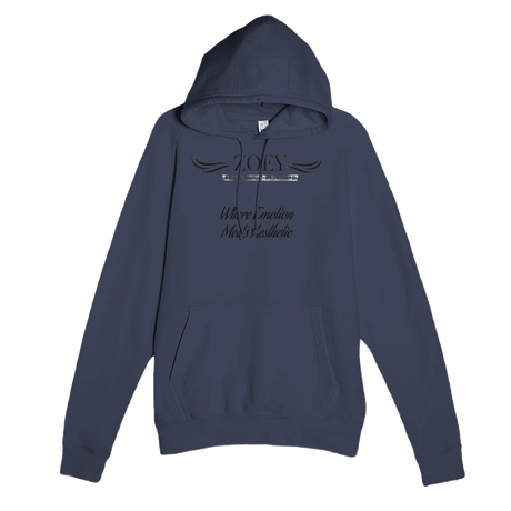 Stimmungsvolle Wandkunst für stilvolle Räume. Premium Unisex Personalisierbarer Mid-Weight Hoodie | Laneseven LS13001: zeitlos und harmonisch. Schlicht, elegant und wirkungsvoll.
