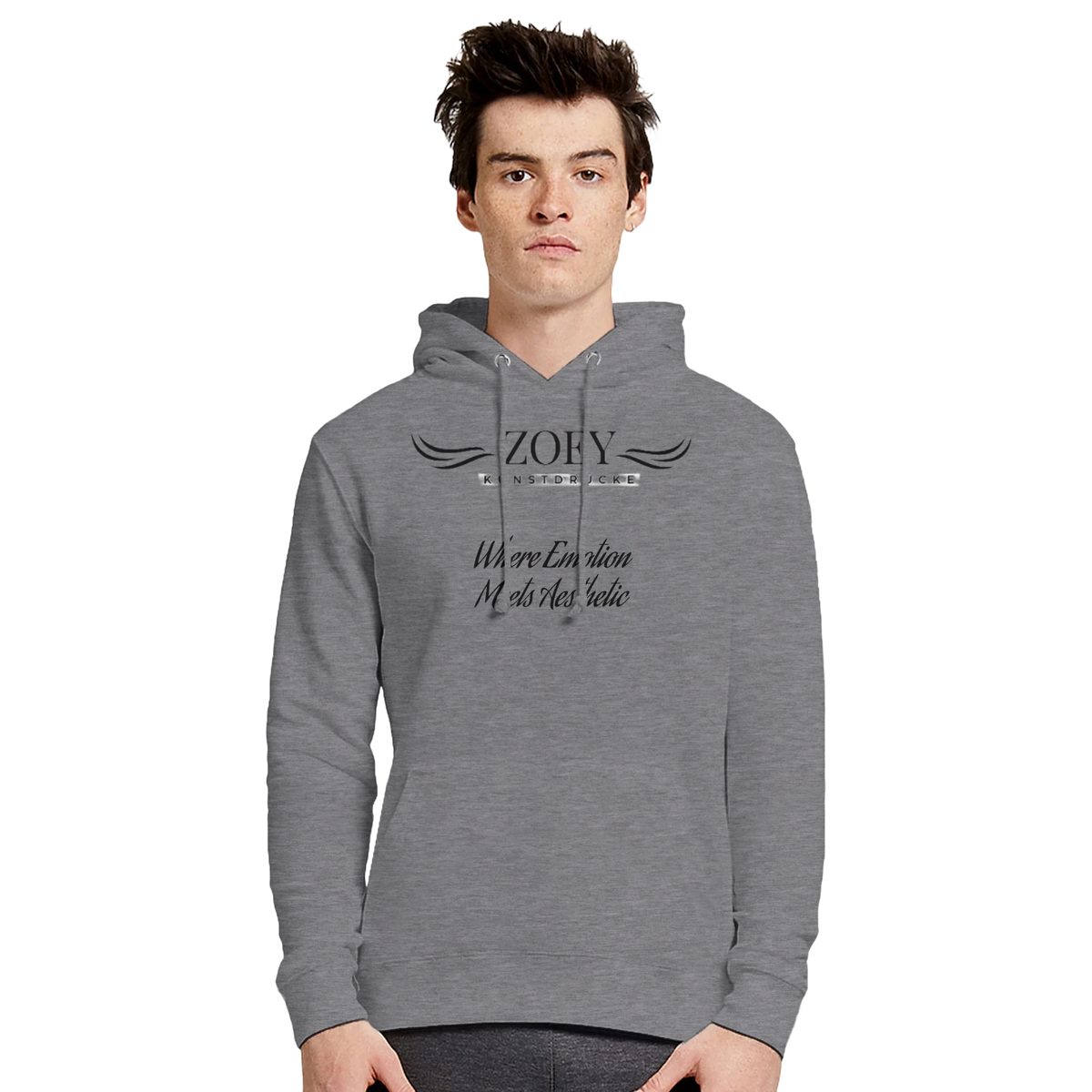 Dekoration mit Charakter. Premium Unisex Personalisierbarer Mid-Weight Hoodie | Laneseven LS13001: zeitlos und harmonisch. Eine besondere Bereicherung für jeden Raum.