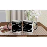 Personalisiert bedruckte Tasse – Magischer Farbwechsel 12 oz ≈ 355 ml Black Friday Spezial – weiße Fototasse aus Keramik für Kaffee oder Tee