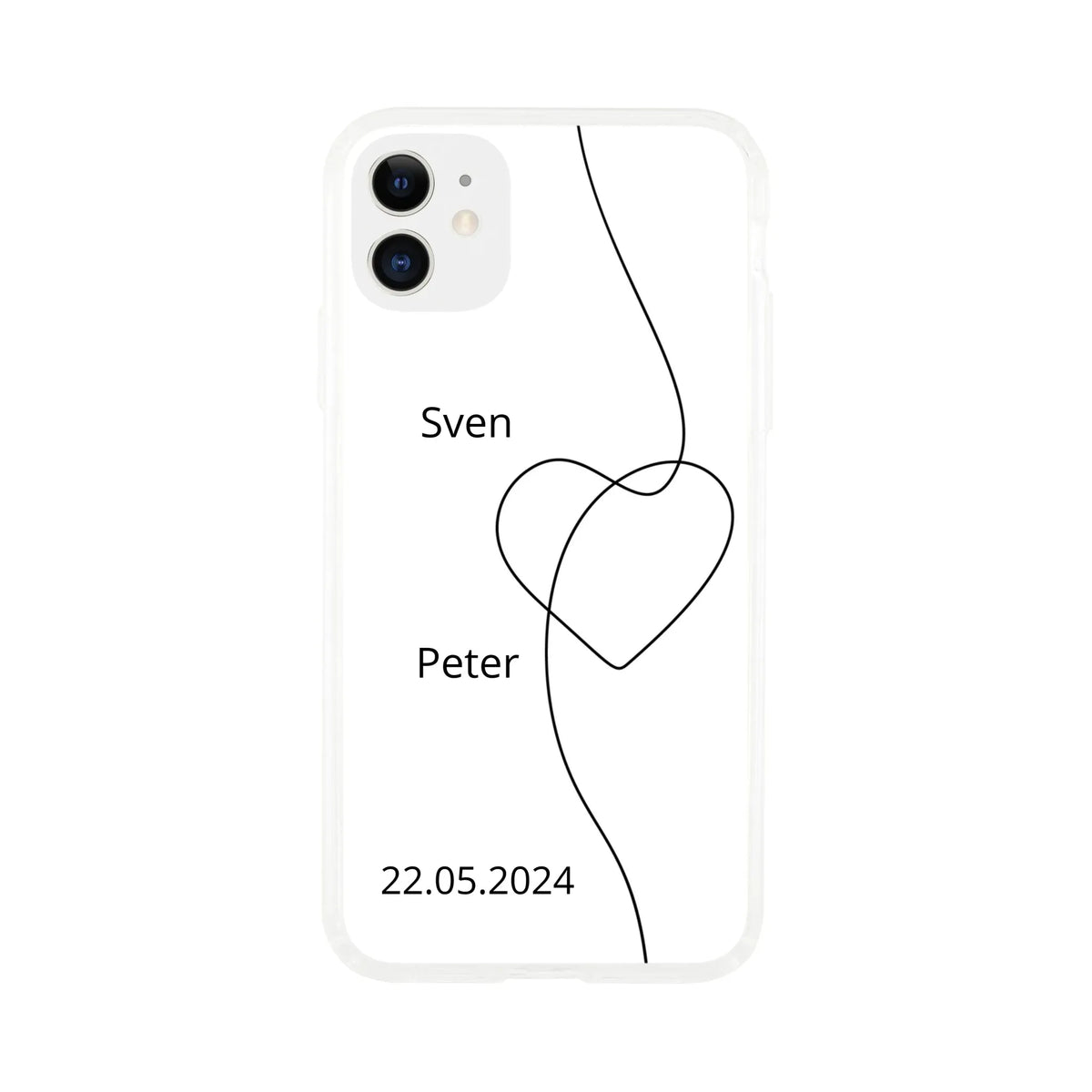 Personalisierte Handyhülle – Transparent & Stylisch - Schutz für dein Handy – Handyhülle mit persönlichem Motivdruck