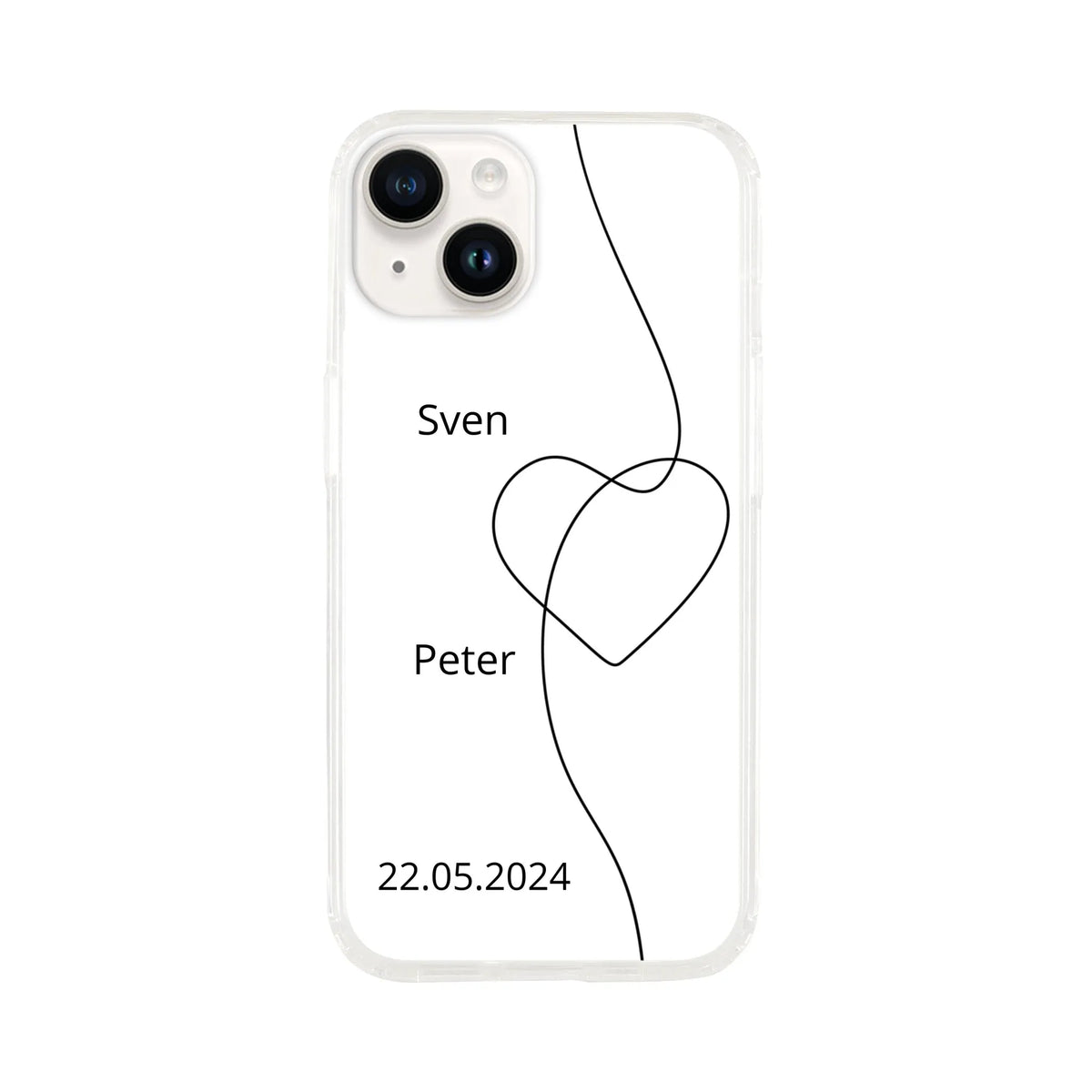 Personalisierte Handyhülle – Transparent & Stylisch - Schutz für dein Handy – Smartphonehülle mit persönlicher Foto- oder Textgestaltung