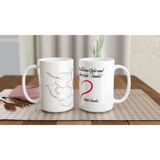 Dekoration mit Charakter. Personalisierte Keramiktasse (450 ml) – Perfektes Geschenk zum Muttertag💕: zeitlos und harmonisch. Eine besondere Bereicherung für jeden Raum.