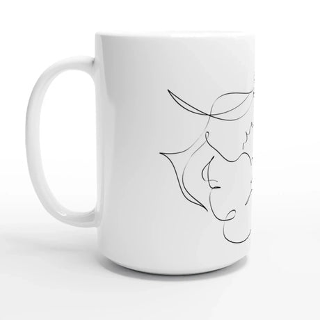 Dekoration mit Charakter. Personalisierte Keramiktasse (450 ml) – Perfektes Geschenk zum Muttertag💕: zeitlos und harmonisch. Eine besondere Bereicherung für jeden Raum.