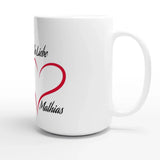 Dekoration mit Charakter. Personalisierte Keramiktasse (450 ml) – Perfektes Geschenk zum Muttertag💕: zeitlos und harmonisch. Eine besondere Bereicherung für jeden Raum.