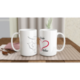 Personalisierte Keramiktasse (450 ml) – Perfektes Geschenk zum Muttertag – Tasse aus Keramik mit persönlichem Motivdruck