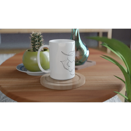 Personalisierte Keramiktasse (450 ml) – Perfektes Geschenk zum Muttertag – personalisierbare Tasse mit dekorativer Motivgestaltung