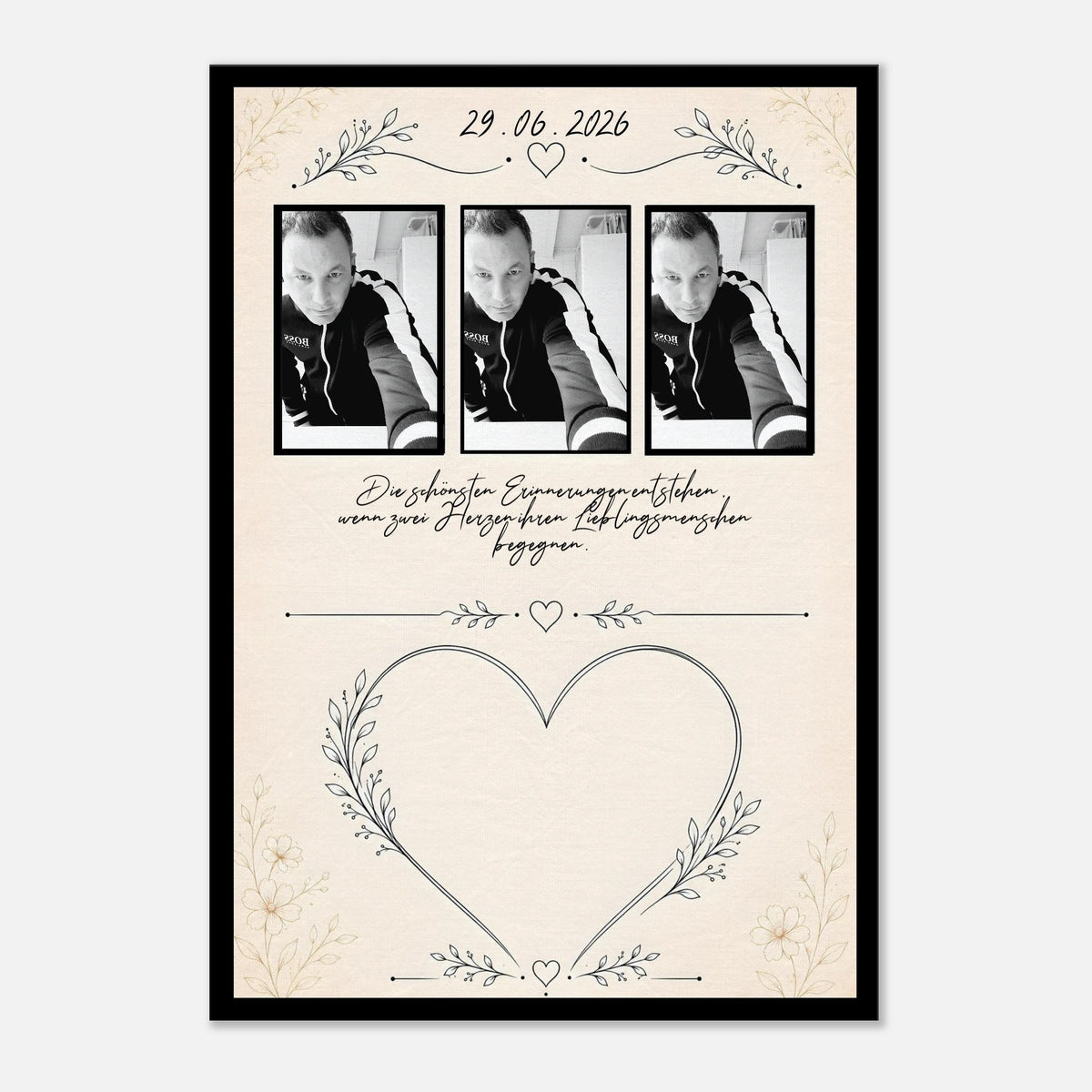 Bild zu Unsere Kategorie Personalisierte Leinwand zur Hochzeit in 95 Sprachen personalisierbar.