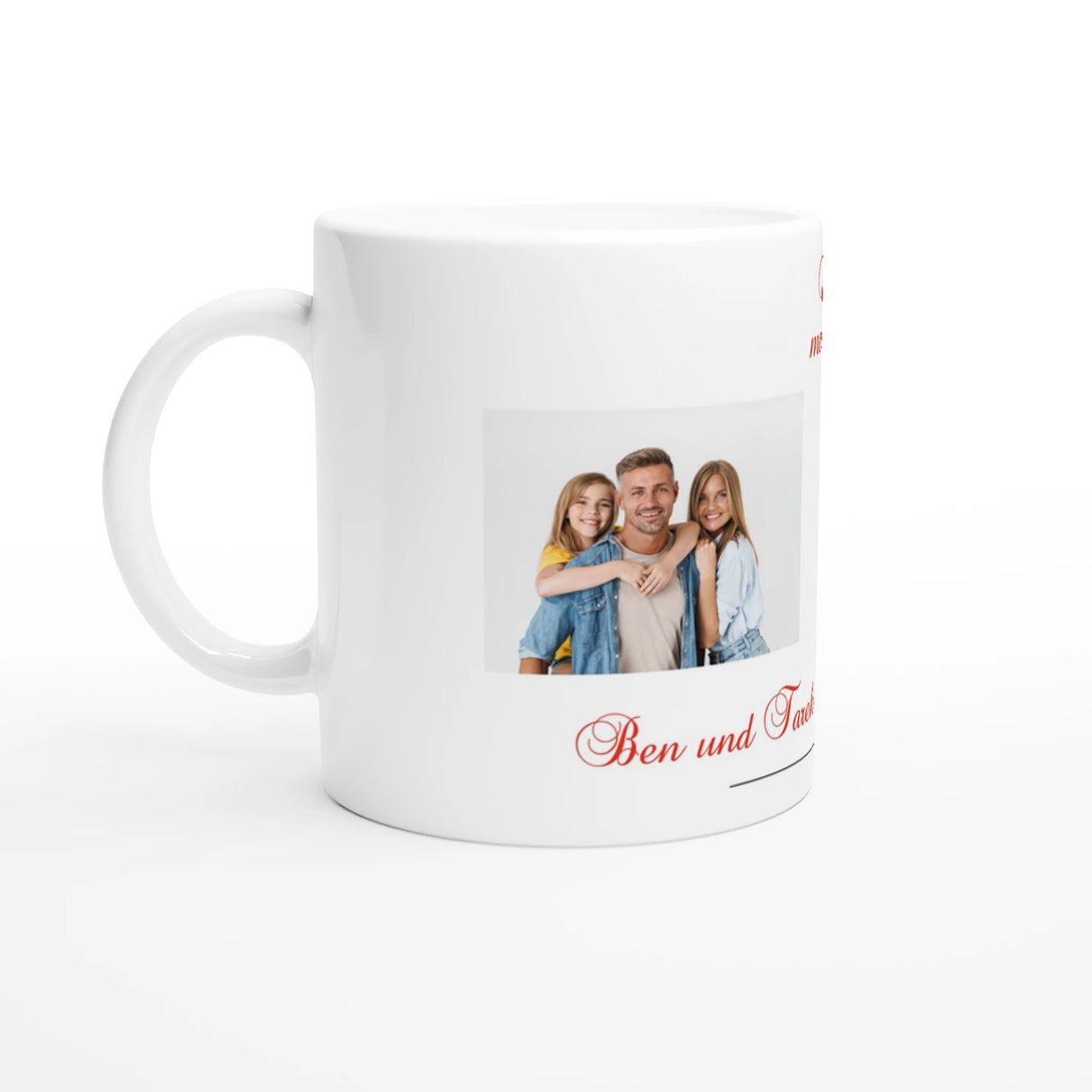 Stimmungsvolle Wandkunst für stilvolle Räume. Opa Tasse – Geschenk mit Foto & Spruch: zeitlos und harmonisch. Schlicht, elegant und wirkungsvoll.