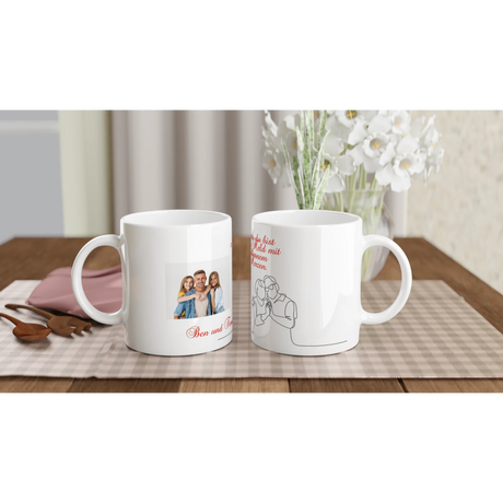 Stimmungsvolle Wandkunst für stilvolle Räume. Opa Tasse – Geschenk mit Foto & Spruch: zeitlos und harmonisch. Eine besondere Bereicherung für jeden Raum.