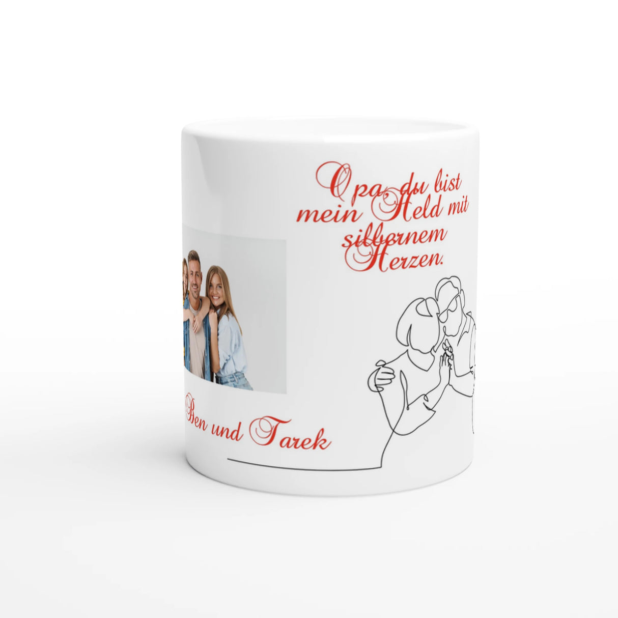 Dekoration mit Charakter. Opa Tasse – Geschenk mit Foto & Spruch: zeitlos und harmonisch. Eine besondere Bereicherung für jeden Raum.
