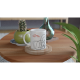 Personalisierte Tasse Buchhalterin - Mit Foto und Wunschtext – weiße Fototasse aus Keramik für Kaffee oder Tee