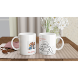 Personalisierbare Keramiktasse - Liebevolle Tasse für Oma - 11oz – Keramiktasse mit personalisierbarer Druckgestaltung