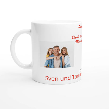 Oma und Opa Personalisierte Tasse – 11oz Keramikkaffeetassendesign mit Foto – personalisierbare Keramiktasse mit individuellem Motiv