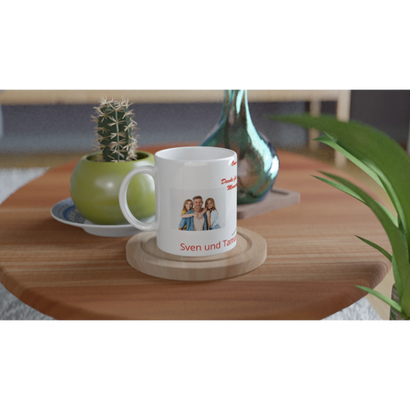Oma und Opa Personalisierte Tasse – 11oz Keramikkaffeetassendesign mit Foto – individuell gestaltbare Tasse mit Foto oder Spruch