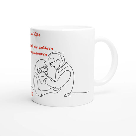 Oma und Opa Personalisierte Tasse – 11oz Keramikkaffeetassendesign mit Foto – personalisierte Keramiktasse als persönliche Geschenkidee