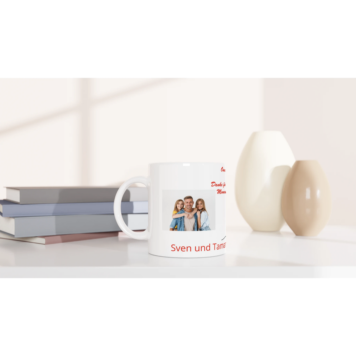 Oma und Opa Personalisierte Tasse – 11oz Keramikkaffeetassendesign mit Foto – bedruckte Fototasse mit individuell wählbarem Motiv