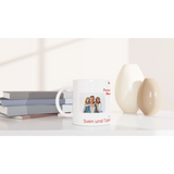 Oma und Opa Personalisierte Tasse – 11oz Keramikkaffeetassendesign mit Foto – bedruckte Fototasse mit individuell wählbarem Motiv