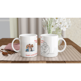 Oma und Opa Personalisierte Tasse – 11oz Keramikkaffeetassendesign mit Foto – Fototasse mit individuell anpassbarem Design