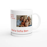 Hochwertige Keramiktasse für jeden Anlass. Tasse mit Foto – Weiße Keramikkaffeetasse Raumpfleger: spülmaschinenfest und mikrowellengeeignet. Perfekt als Geschenk für jeden Anlass.
